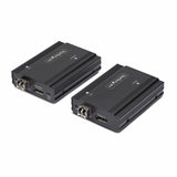 Startech.Com Displayport Kvm Extender Uber Glasfaser 4k60hz Konsolen-Extender 300m Multimode 4k Kvm Verlngerung Lwl
