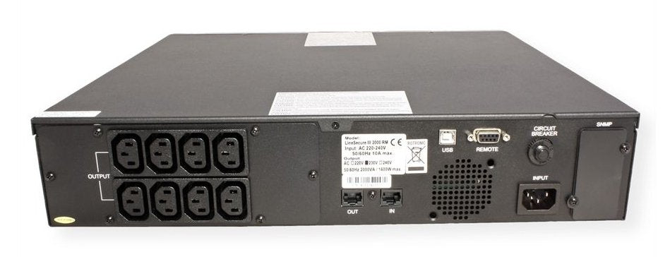 Roline Linesecure Iii 2000r - Line Interaktive Usv 19 Rackversion