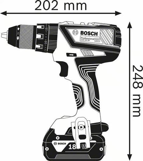 EAN 3165140940764 - Bosch GSB 18V-28 Professional 1900 RPM Negro, Azul, Rojo imagen 2