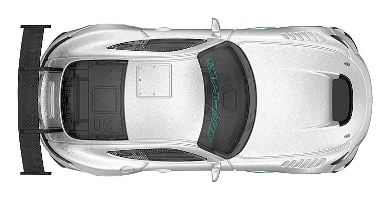 Jamara Mercedes-Benz Amg Gt2 1:43 Plata 3+