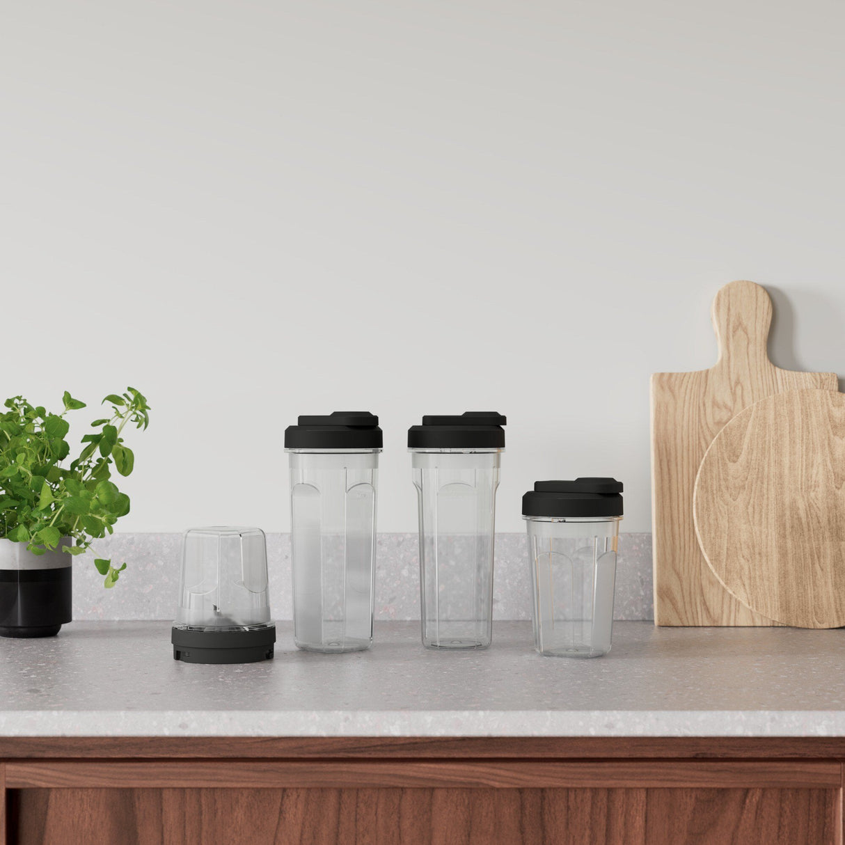 Batidora De Vaso Electrolux E4cb1-6st 1 L  350 W Negro, Acero Inoxidable, Transparente