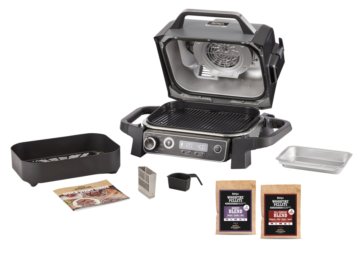 EAN 0622356268240 - Ninja Woodfire Outdoor Grill parrilla eléctrica de contacto imagen 5