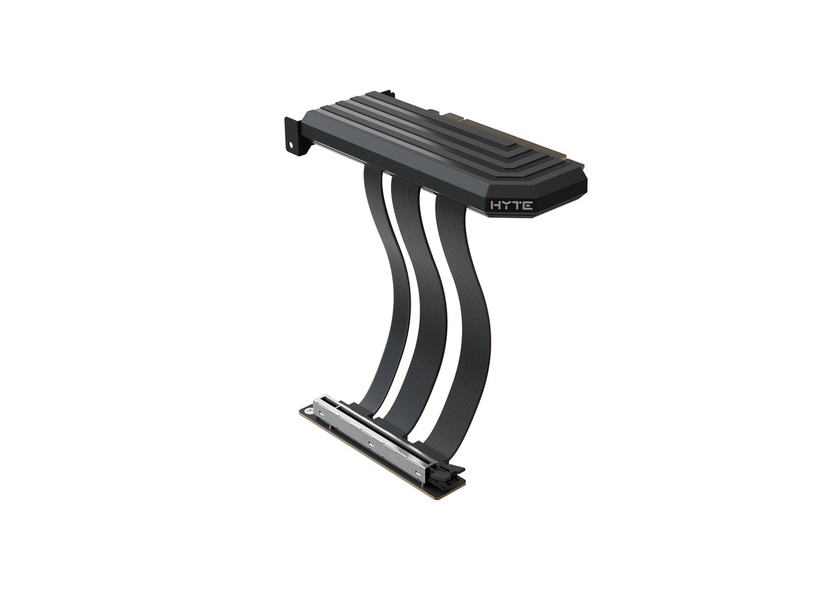 Hyte Pcie 5.0 Hyper Riser, Cable De Extensión Negro, 20cm Acc-Hyte-Pcie50-Bb