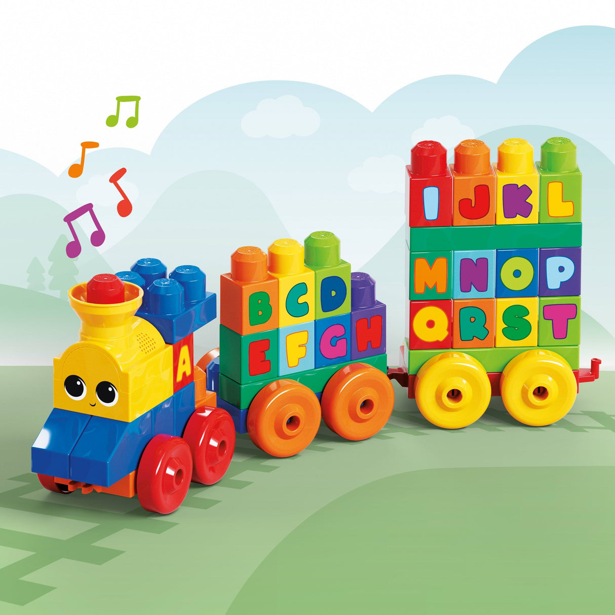 Tren Musical Abc Megabloks 50 Pzas.