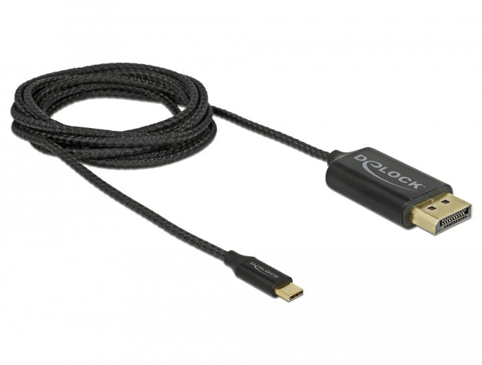 Delock Cable Usb Tipo-C Macho > Displayport Macho Dp-Alt Mode 4k 60 Hz 2 M