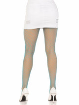 Leg Avenue - Pantimedias Rejilla Lycra Azul