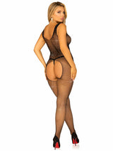 Leg Avenue - Bodystocking Con Abertura Y Brillantes T.U