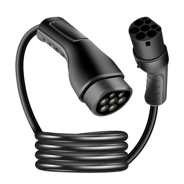 Logilink Elektroauto Cable De Carga Electric Car Charging Cable Tipo 2 22kw 3p 32a 10m Negro + Bolsa