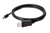 EAN 8719214470630 - CLUB3D MINI DISPLAY PORT 1.4 MALE TO DISPLAYPORT 1.4 MALE CABLE 2METER 2 m Negro imagen 4