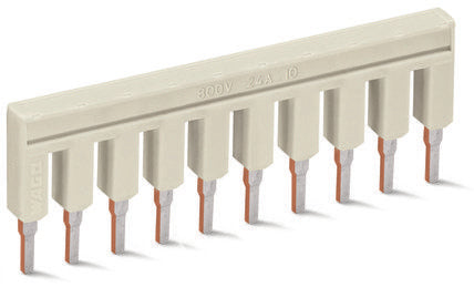 Wago 2002-410 Brcker,10-Fach,Isoliert,Lichtgrau