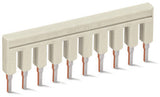 Wago 2002-410 Brcker,10-Fach,Isoliert,Lichtgrau