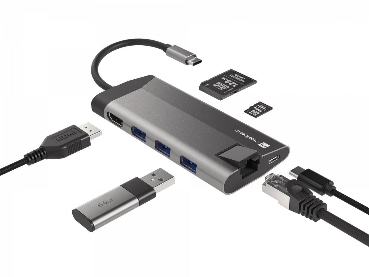 EAN 5901969426601 - NATEC Fowler Plus USB Tipo C Negro, Gris imagen 2