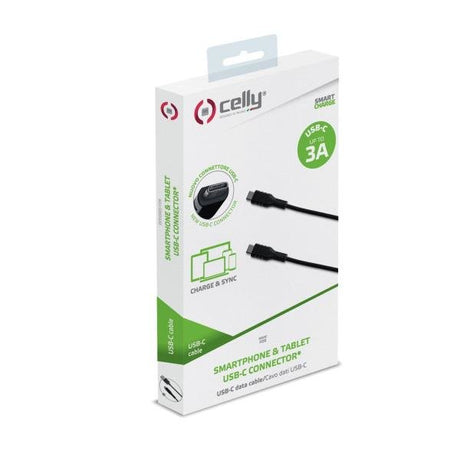 EAN 8021735737834 - Celly USBCUSBCBK cable USB USB 3.2 Gen 1 (3.1 Gen 1) 1 m USB C Negro imagen 3