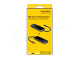 Usb Type-C Estación De Acoplamiento 4k - Hdmi Usb Hub Sd - Micro Sd Slot Pd 3.0 85 W Oberfläche De Templado Cristal