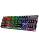Teclado Con Cable Gamer Spirit Of Gamer Pro-K1 Rgb (Negro)