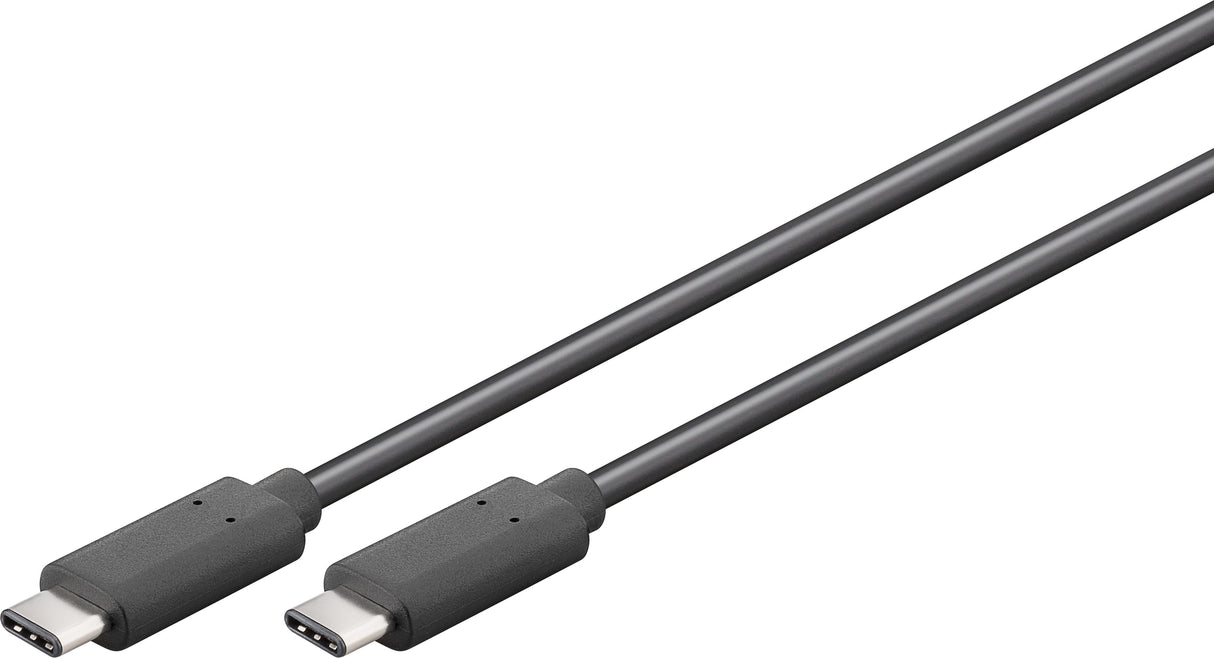 Cable Usb(C) 3.2 A Usb(C) 3.2 Goobay 0.5m Negro