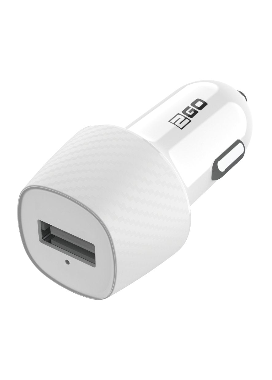 2go 794921 Cargador De Dispositivo Móvil Universal Blanco Encendedor De Cigarrillos Auto