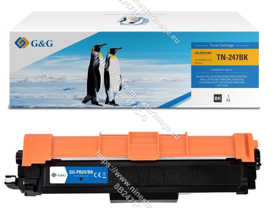 G&G Toner Compatible Con Brother Tn-247bk