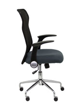 Silla Minaya Respaldo Malla Negro Asiento Bali Gr