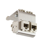 Logilink Mp0052 Accesorio Para Panel De Conexiones  2xrj45 Keystone Module,Metall