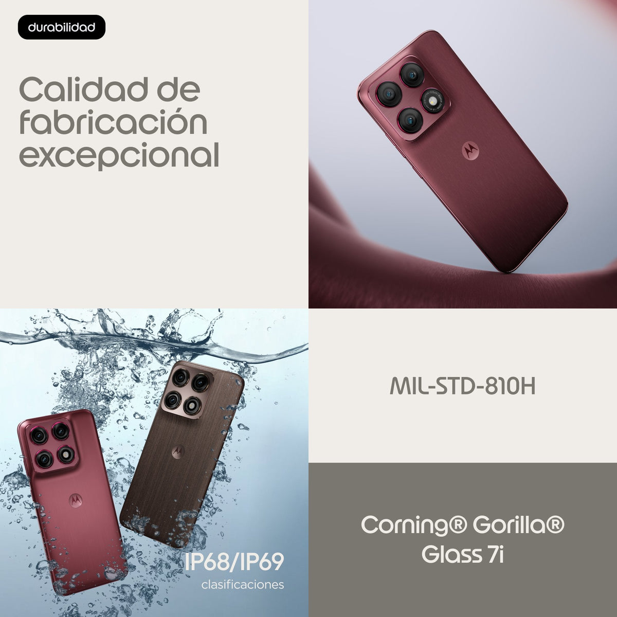 Motorola  Moto Edge 70 Pro 12/512gb Pantone Zinefande Red