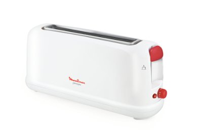 Tostadora De Pan Moulinex Ls160111 Principio 840-1000w Ranura Extralarga 25cm 7 Niveles De Tostado Función Parada Y Descongelar
