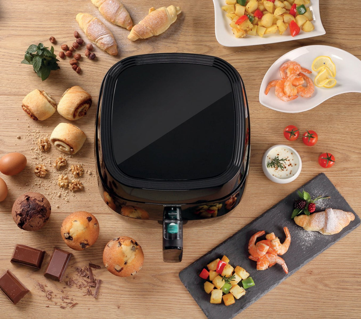 Freidora Gorenje Af1409db Potencia 1400 W, Capacidad 3,5 L, Negro