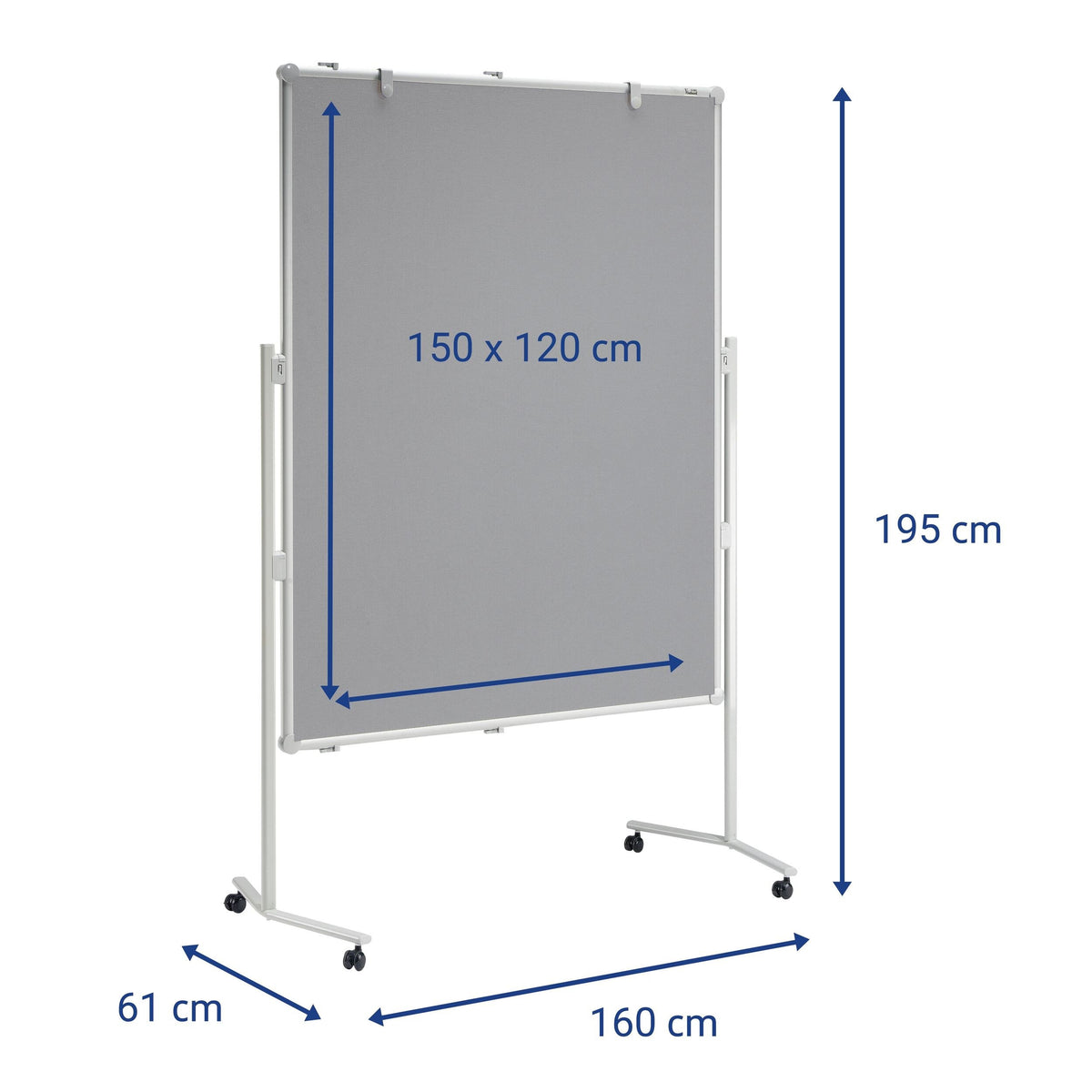 EAN 4002390047753 - MAUL 6381282 tablón de anuncio Tablón de anuncios portátil Gris imagen 2