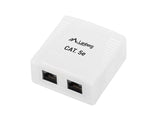 EAN 5901969404241 - Lanberg OU5-0002-W caja de tomacorriente RJ-45 Blanco imagen 1