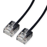 Roline Utp Datacenter Cable De Red Cat.6a (Class Ea), Lsoh, Slim, Extra Kurzer Stecker, Schwarz, 5 M