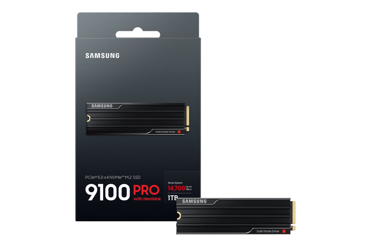 Ssd Samsung 9100 Pro M.2 1tb Nvme Mz-Vap1t0cw Pcie 5.0 Mit Heatsink