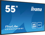 Iiyama Monitor Prolite 138.8cm 55" Le5541uhs-B1 16:9 3xhdmi+Usb Ips Retail Speditionsversand