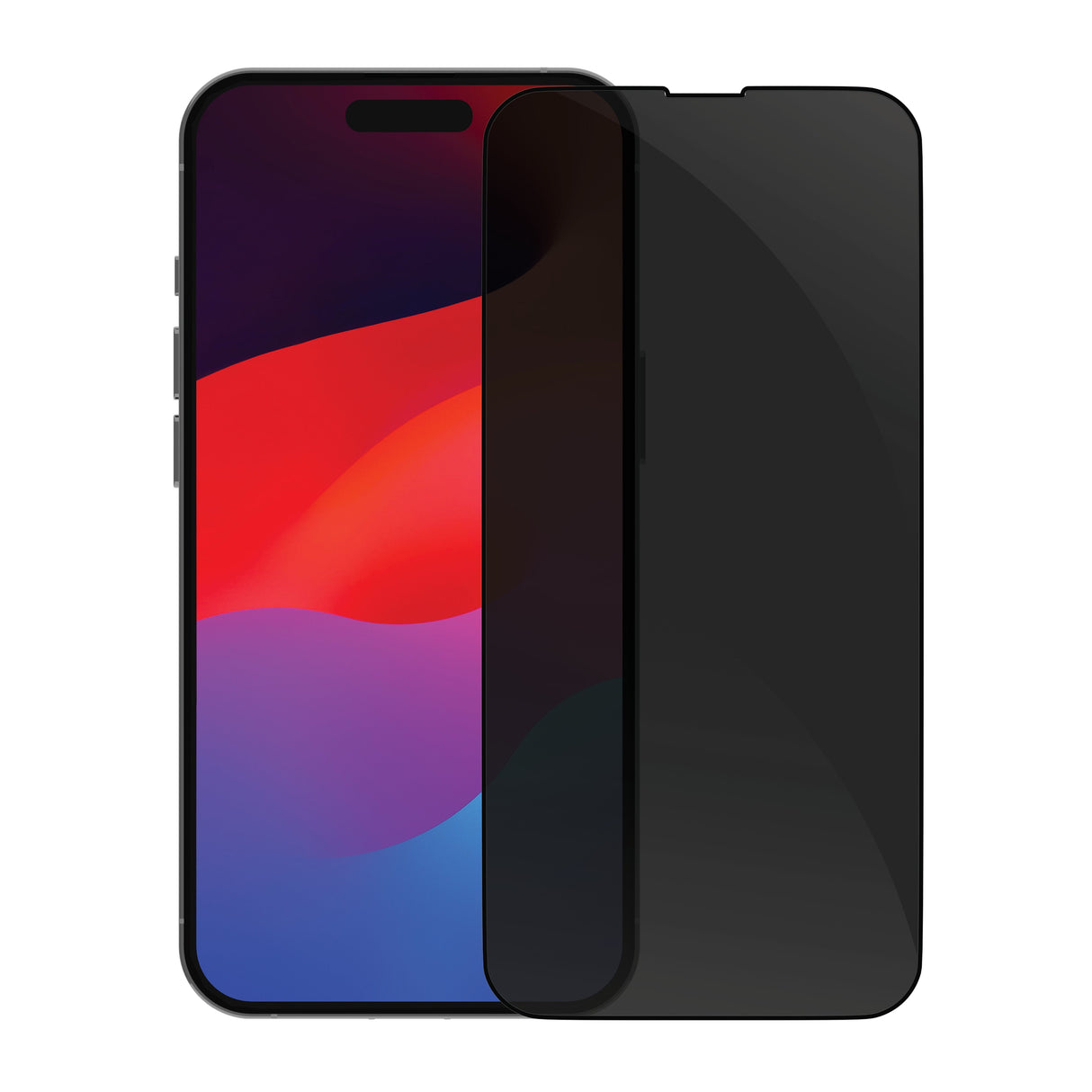 Dbramante1928 Eco-Shield Protector De Pantalla Para Teléfono Móvil Con Filtro De Privacidad Color Del Marco Negro Para Apple Iphone 15 Pro