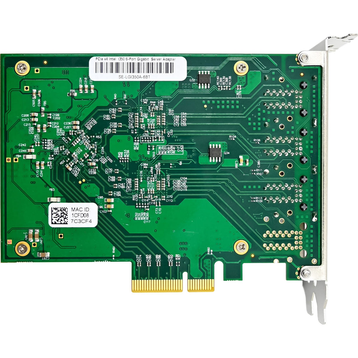 Inline 6-Vías Gigabit Tarjeta De Red - 6x Rj45 1 Gb/S - Pcie X4