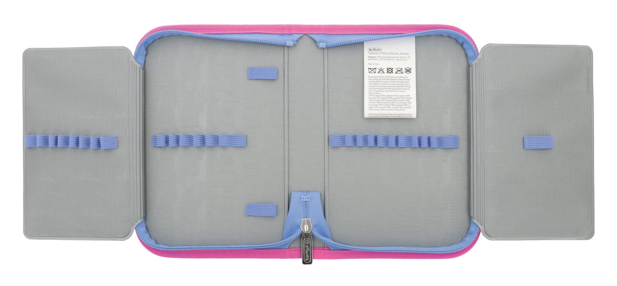 Herlitz Loop Plus Butterfly Paradise Juego De Mochila Escolar Chica Poliéster Lila, Rosa