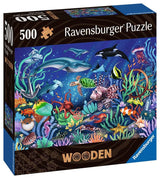 Ravensburger Wooden Puzzle De Madera Abajo En El Mar