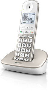 EAN 6951613999387 - Philips XL4901S/23 teléfono Teléfono DECT Identificador de llamadas Plata, Blanco imagen 1