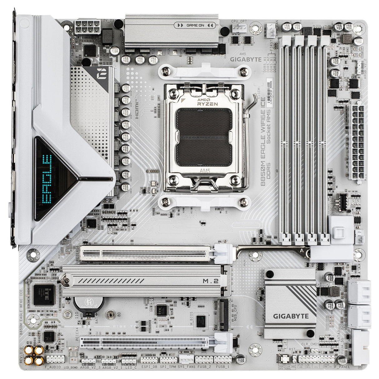 Gigabyte B850m Eagle Wf6e Ice Am5 1xhdmi 2xdp