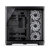 Caja Atx Jonsbo Tk-4 Wood Cristal Templado Negro