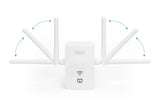 EAN 4016032474487 - Digitus DN-7072 repetidor y transceptor Repetidor de red 300 Mbit/s Blanco imagen 2
