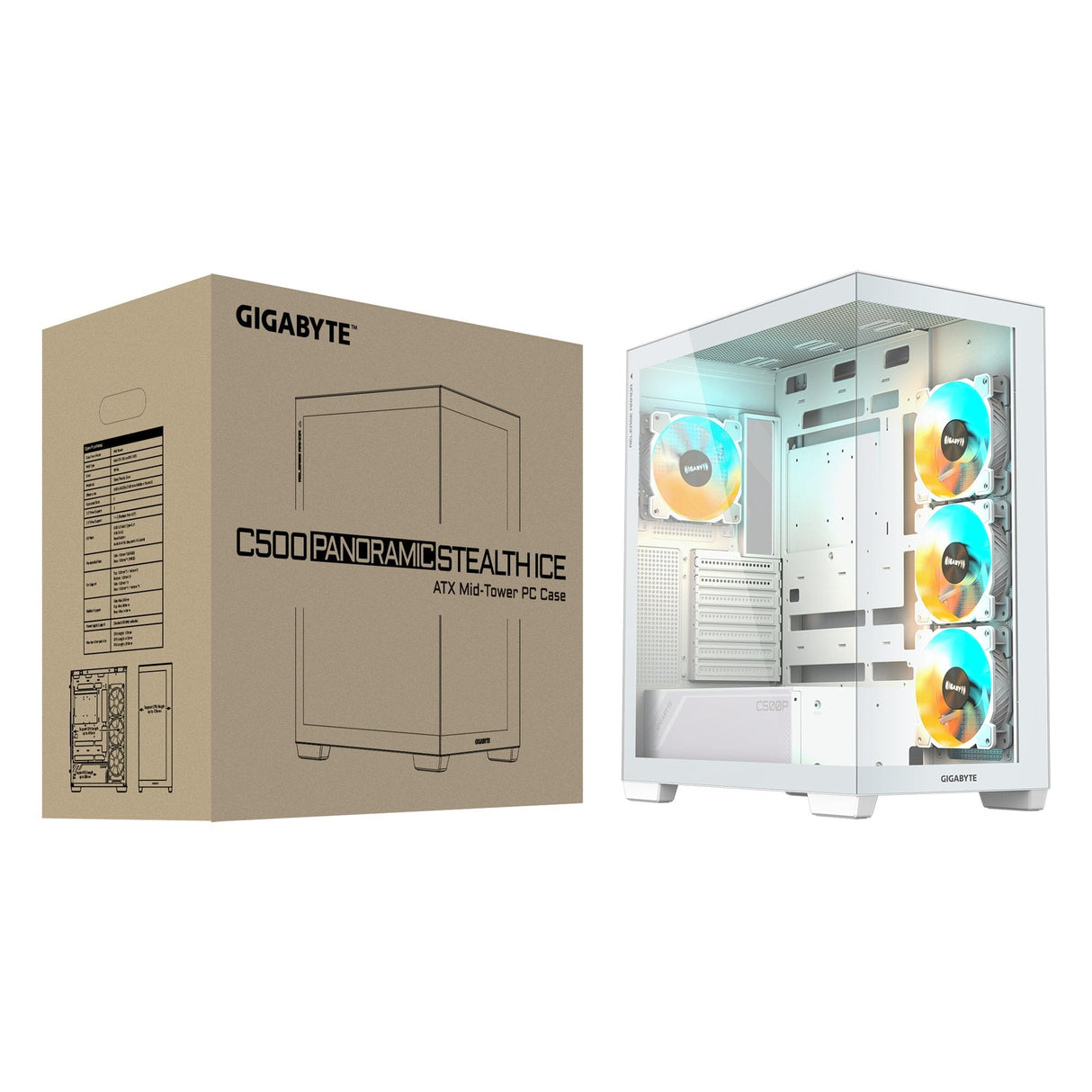 Caja Pc Gigabyte Gb-C500pi St Rgb