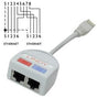 EAN 4002888340021 - Lindy UTP Port Doubler cable de red Gris imagen 1