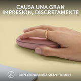 Ratón Logitech Pebble 2 M350s Wireless + Bluetooth Rosa 910-007014