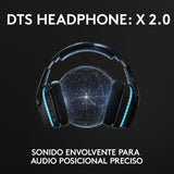 EAN 5099206081918 - Logitech G 981-000744 auricular y casco Auriculares Inalámbrico Diadema Juego Negro, Azul imagen 13
