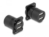 D-Typ Modul Usb 2.0 Typ-A 2 X Buchse Zu 2 X Buchse