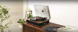 Sistema Estéreo Tocadiscos Muse Mt-107 Bto, Negro Marrón