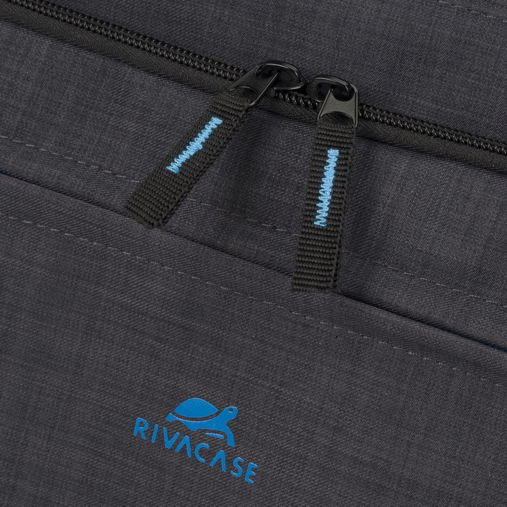 Rivacase Regent 8058 Maletines Para Portátil 43,9 Cm (17.3") Bandolera Negro, Cian
