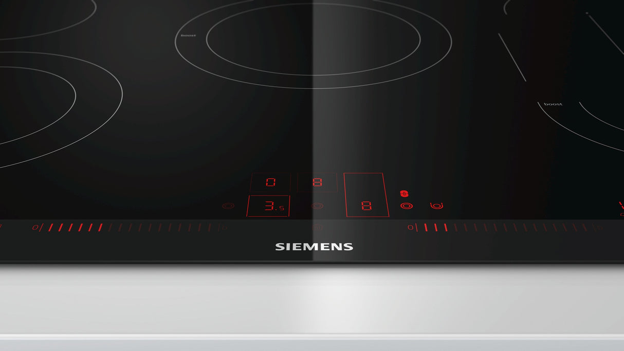 Placa De Inducción Siemens Ex375fxb1e Hobs Negro Integrado Con  2 Zona(S)