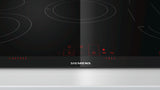 Placa De Inducción Siemens Ex375fxb1e Hobs Negro Integrado Con  2 Zona(S)