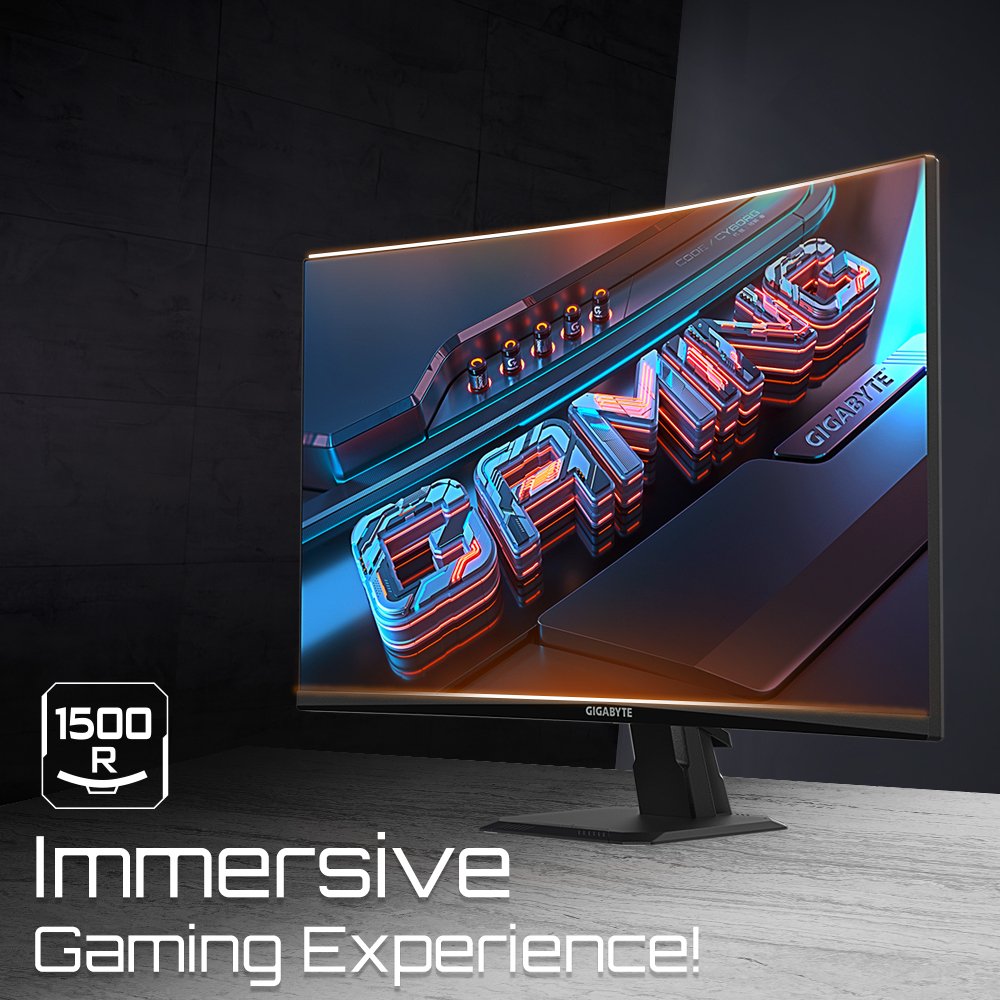 Monitor  Gigabyte  27" Gs27fc Ek1